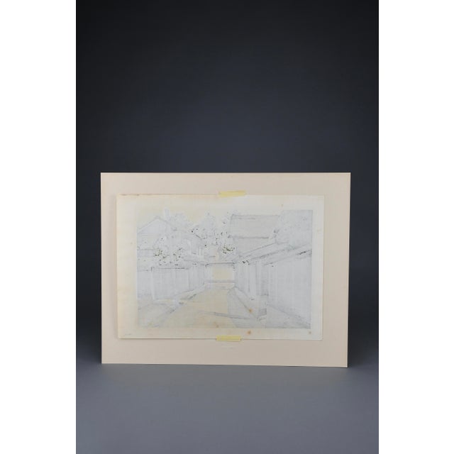 Ido Masao, Gokashō, Woodblock Print, 1987, Framed For Sale - Image 4 of 18