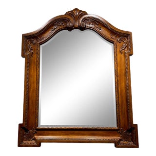 Bernhardt French Country Cherry Finish Mirror For Sale