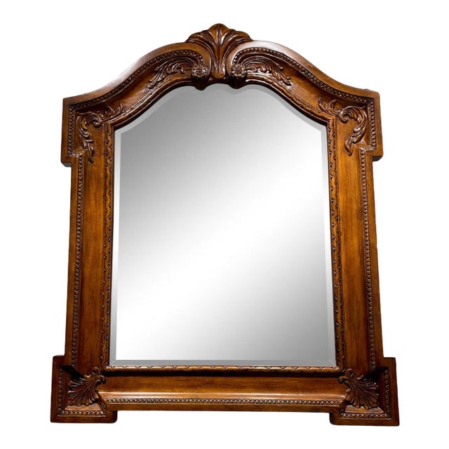 Bernhardt French Country Cherry Finish Mirror For Sale