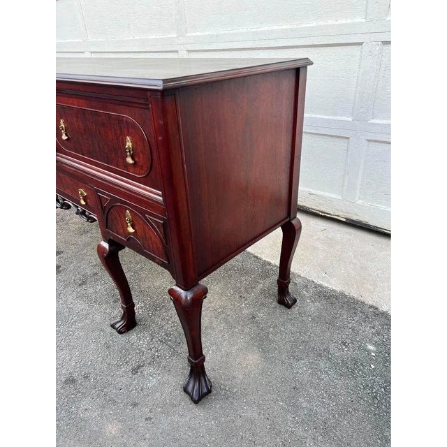 Wood Early 20th Century Chippendale Style Mahogany Sideboard For Sale - Image 7 of 12