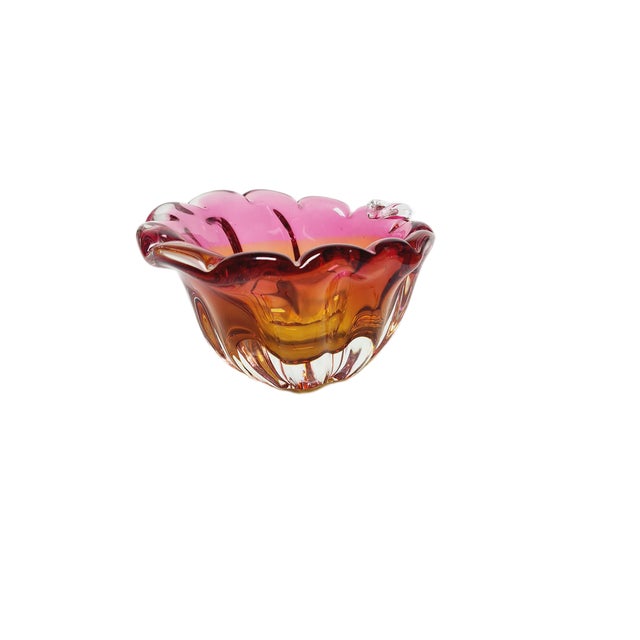 Decorative Bowl by J. Hospodka for Chribska Glassworks, Czechoslovakia, 1960s For Sale - Image 14 of 14