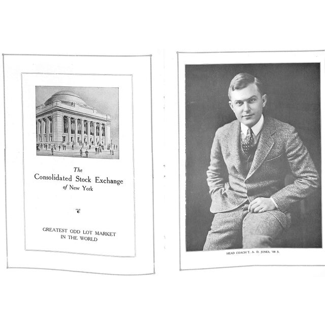 Official Souvenir Program of the Princeton-Yale Football Game Yale Bowl 1921 For Sale - Image 11 of 12