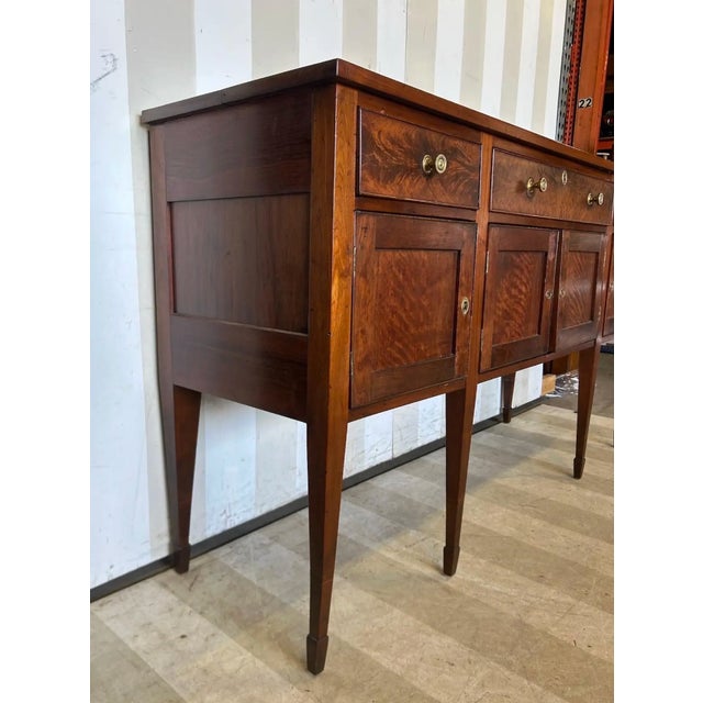 Gorgeous Late 18th-Early 19th Century Inlaid Virginia Walnut Sideboard For Sale In Miami - Image 6 of 9