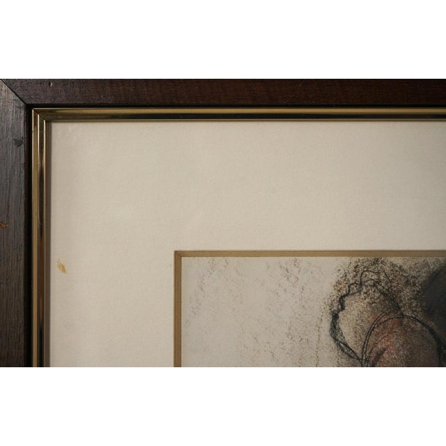Life Study of Nude Lady, 1976, Graphite on Paper, Framed For Sale - Image 6 of 8