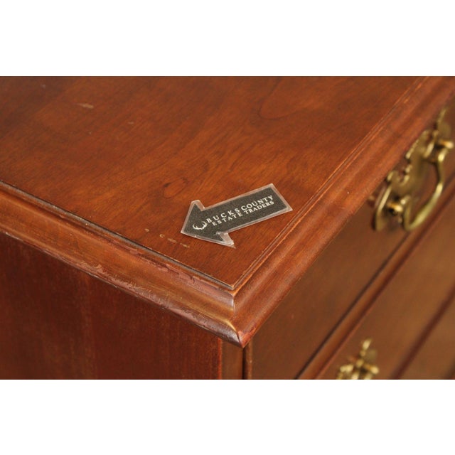 Stickley Chippendale Style Cherry Dresser For Sale - Image 10 of 18