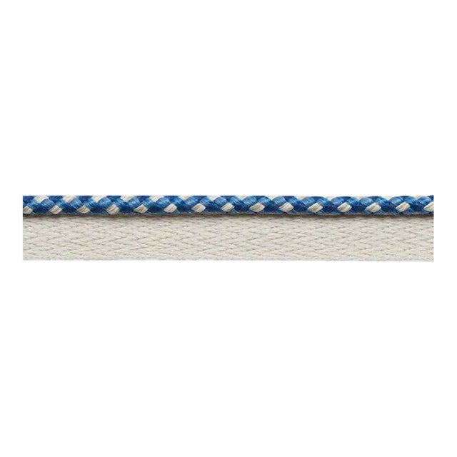 Schumacher Keaton Lip Cord Indoor & Outdoor in Navy For Sale