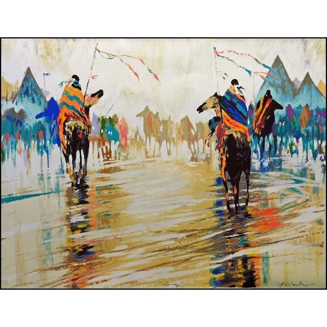"This Way" by B. C. Nowlin Original Limited Edition Serigraph on Canvas Hand Signed&titled by the Artist Image Size: 28" x...