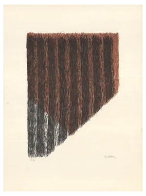 Raoul Ubac, Abstract Composition, Hand-Signed Lithograph, 1972