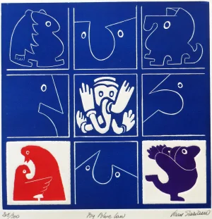 Jean Sariano Pop Etching by Blue Law