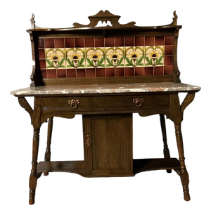 Antique Arts and Crafts Washstand, 1890s