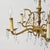Spanish Vintage Brass and Crystal Chandelier Petite 5 Arm Made in Spain For Sale - Image 3 of 13