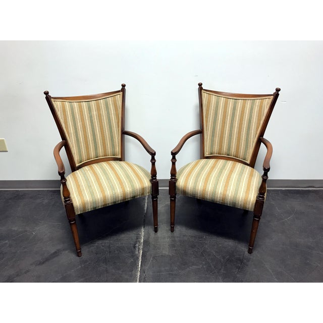 Sheraton Style Accent Club Chairs by Statesville Chair Co Pair Chairish
