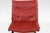 Vintage Low-Back Siesta Chairs and Ottoman in Red Leather by Ingmar Relling for Westnofa, Set of 3 For Sale - Image 6 of 8