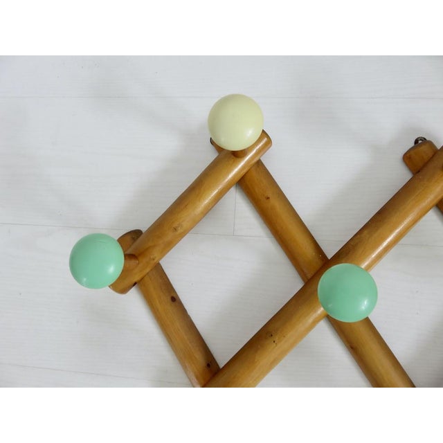 Rockabilly Accordion Coat Rack, 1950s For Sale - Image 4 of 8