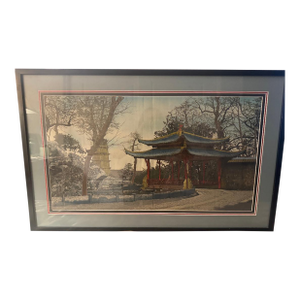 Mid 20th Century Asian Painting on Silk