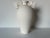 Art Deco 1980's Postmodern Art Deco - Style Urn Shape White Matte Ceramic Vase For Sale - Image 3 of 12