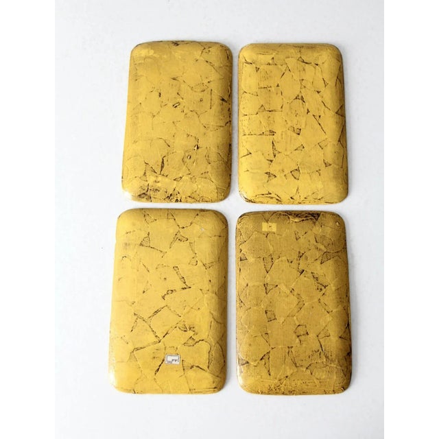 Vintage Fitz & Floyd Japan Paper Mache Plates Set For Sale - Image 10 of 11