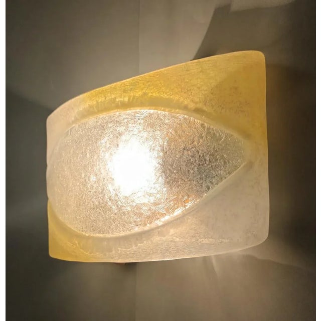 Glass 1960s "Eye" Sconces by Sillux For Sale - Image 7 of 10