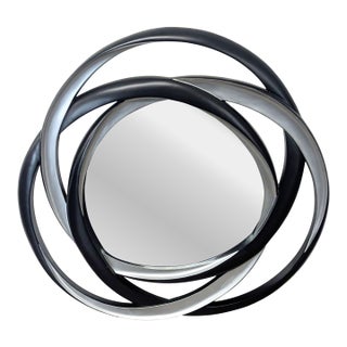 Coaster Silver/Black Contemporary Mirror For Sale