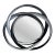 Coaster Silver/Black Contemporary Mirror For Sale