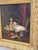 19th Century Continental School Interior Scene of a Sleeping Child and Watchful Dog, 19th C For Sale - Image 5 of 9