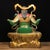 This exceptional sculpture depicts Zhenwu (Xuanwu), the powerful Taoist deity known as the Perfected Warrior. Seated in a...