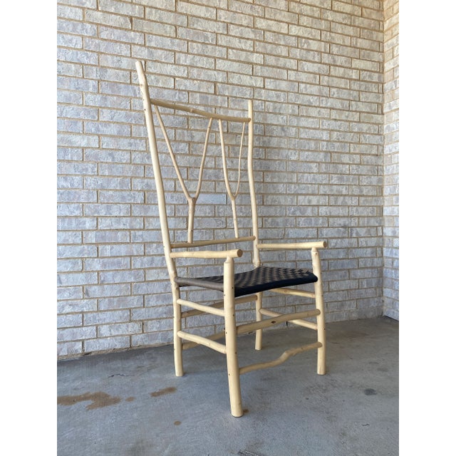 Wood Sculptural Birch Twig Chair For Sale - Image 7 of 10