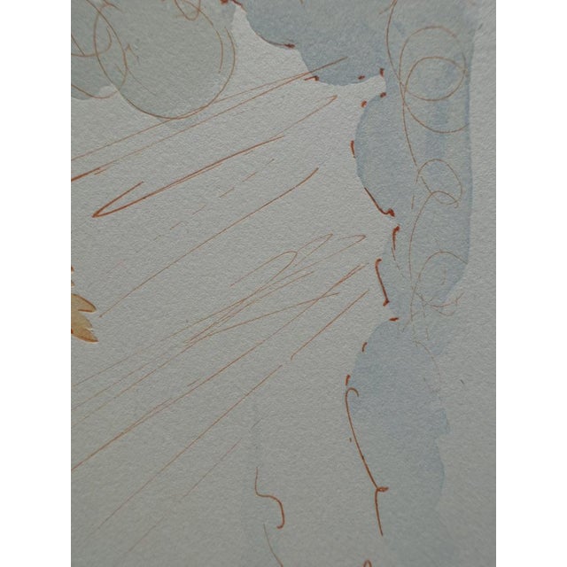 Salvador Dali, Virgile réconforte Dante, Etching For Sale - Image 6 of 7