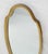 Mid-Century Modern Mid Century Shield Shape Large 22x44 Oval Gold Gilt Leaf Wall Mirror MINT For Sale - Image 3 of 8