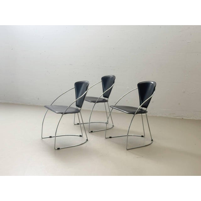 Italian Linda Model Chair by Arrben, 1980s For Sale - Image 9 of 13