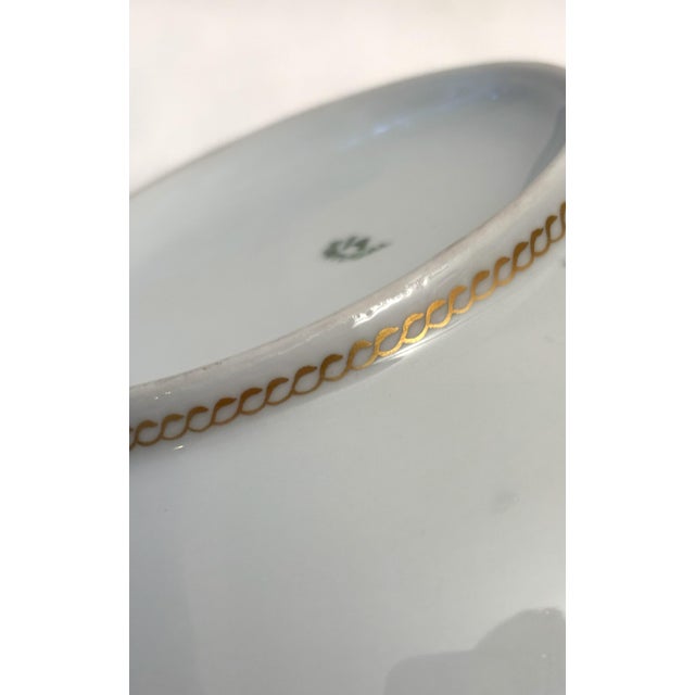 Late 20th Century Late 20th Century Vista Alegre Portugal Fontainebleau Serving Bowl For Sale - Image 5 of 6