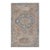 Afghanistan Tabriz Rug With Soft Tan Field and Pale Blue Medallion For Sale