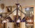 French Early 20th Century French Painted Chestnut Six-Light Chandelier From Brittany For Sale - Image 3 of 11