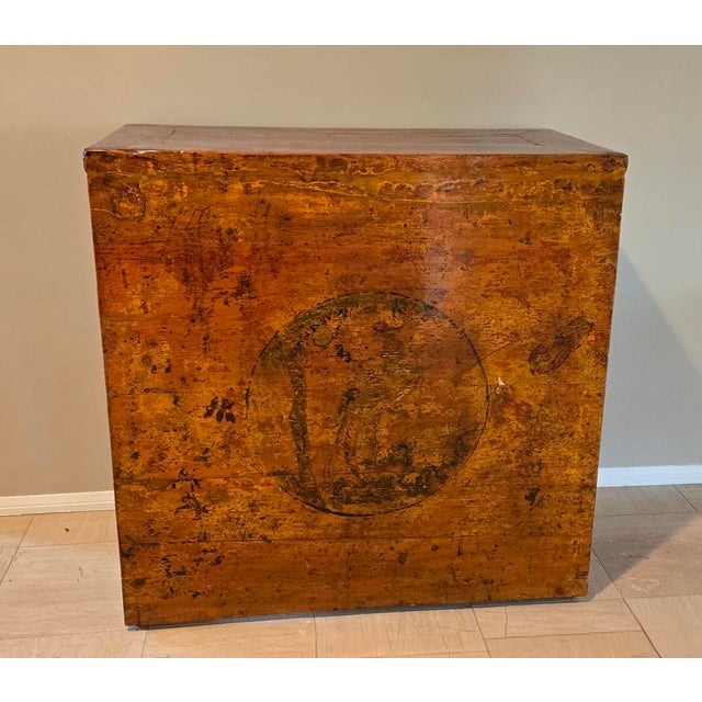 Wood Antique Chinese Cabinet For Sale - Image 7 of 10