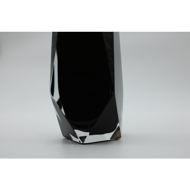 Black Goccia Murano Vase (L) For Sale In Los Angeles - Image 6 of 9