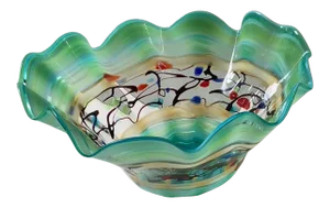 Dino Martens Murano Glass Bowl