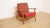 1960s Danish Teak and Oak Lounge Chair with Red and Green Striped Fabric, 1960s For Sale - Image 5 of 18