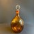 Amber 1970s Amber Hand Blown Glass Decanter With 5 Shot Glasses For Sale - Image 8 of 9