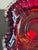 1939 Fenton Pre-Logo Ruby Amberina Silver Crest Ruffled Art Glass Centerpiece Bowl For Sale In Boise - Image 6 of 9