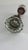 1930s Antique Clear Glass Door Knob Set With Brass Hardware, 1920s–1930s For Sale - Image 5 of 13