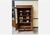 Brown Antique Art Nouveau Display Cabinet, 1910 For Sale - Image 8 of 12