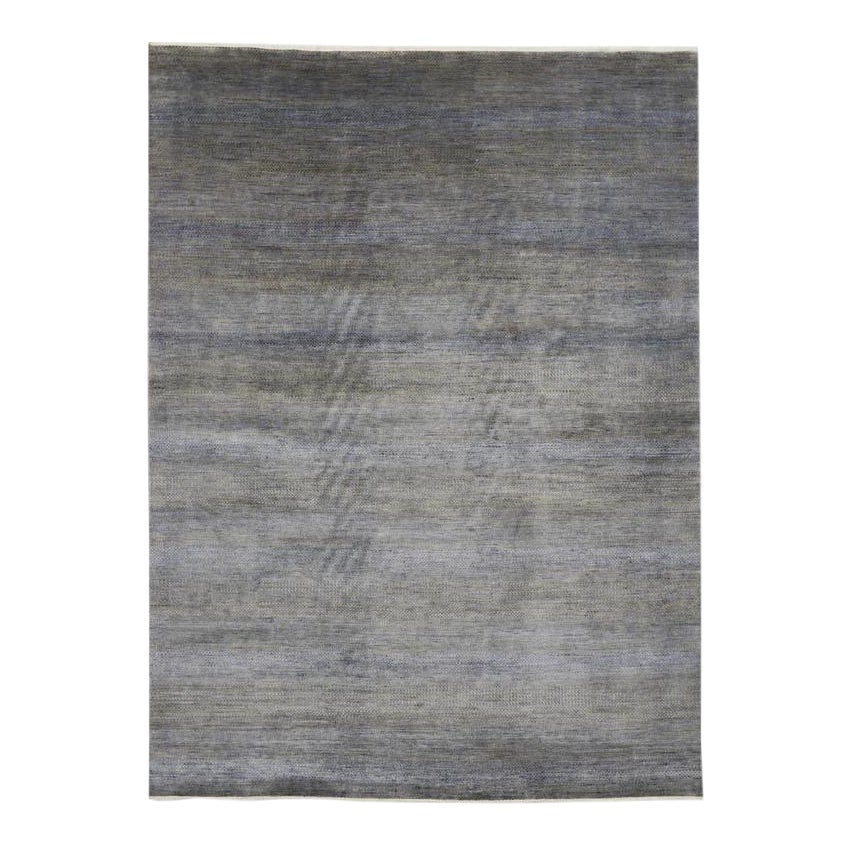 Contemporary Transitional Gray Area Rug 09'00 X 12'02 Chairish