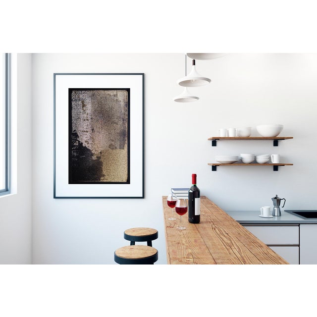 Contemporary Contemporary Abstract Photography Print, 'Workshop Window' Minimalist Industrial Art, Large 40 X 60" Fine Art Photograph For Sale - Image 3 of 4