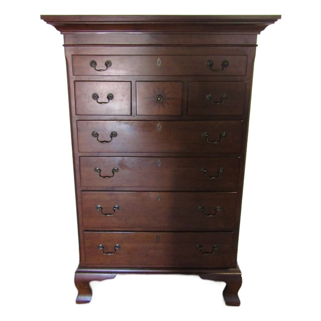 Williamsburg by Lane Solid Cherry Large Chest of Drawers For Sale