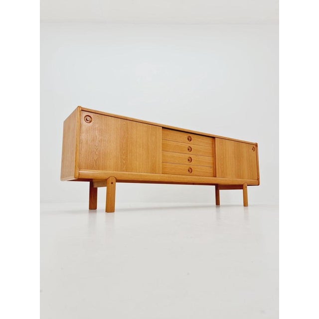 Danish Oak Sideboard by H.W Klein for Bramin, 1960s For Sale - Image 11 of 17