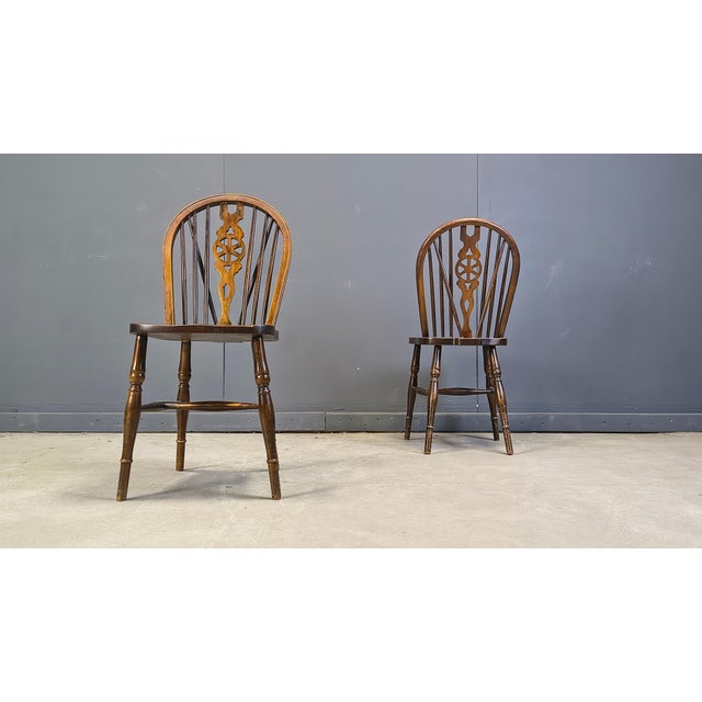 1950s Vintage Dining Chairs from Ercol, 1950s, Set of 5 For Sale - Image 5 of 11