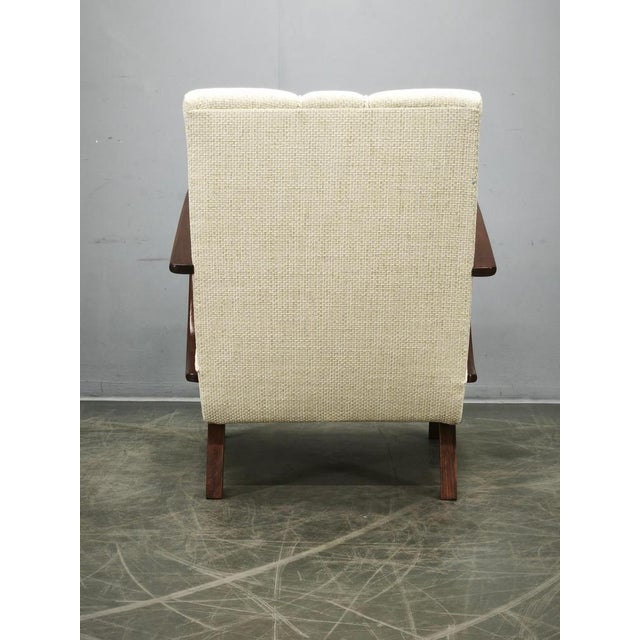 Art Deco Bentwood Armchair by Jindřich Halabala, Former Czechoslovakia, 1940s For Sale - Image 11 of 16