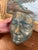 Contemporary Patinated Bronze-Style Looking Ceramic Face Sculpture by Melinda, Signed 2008 For Sale - Image 3 of 9