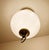 Gold Vintage Glass Flush Light from Limburg For Sale - Image 8 of 13