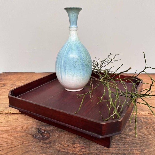 Mid-Century Modern Kiyomizu Ware Ikebana Flower Vase, 1960s For Sale - Image 3 of 18